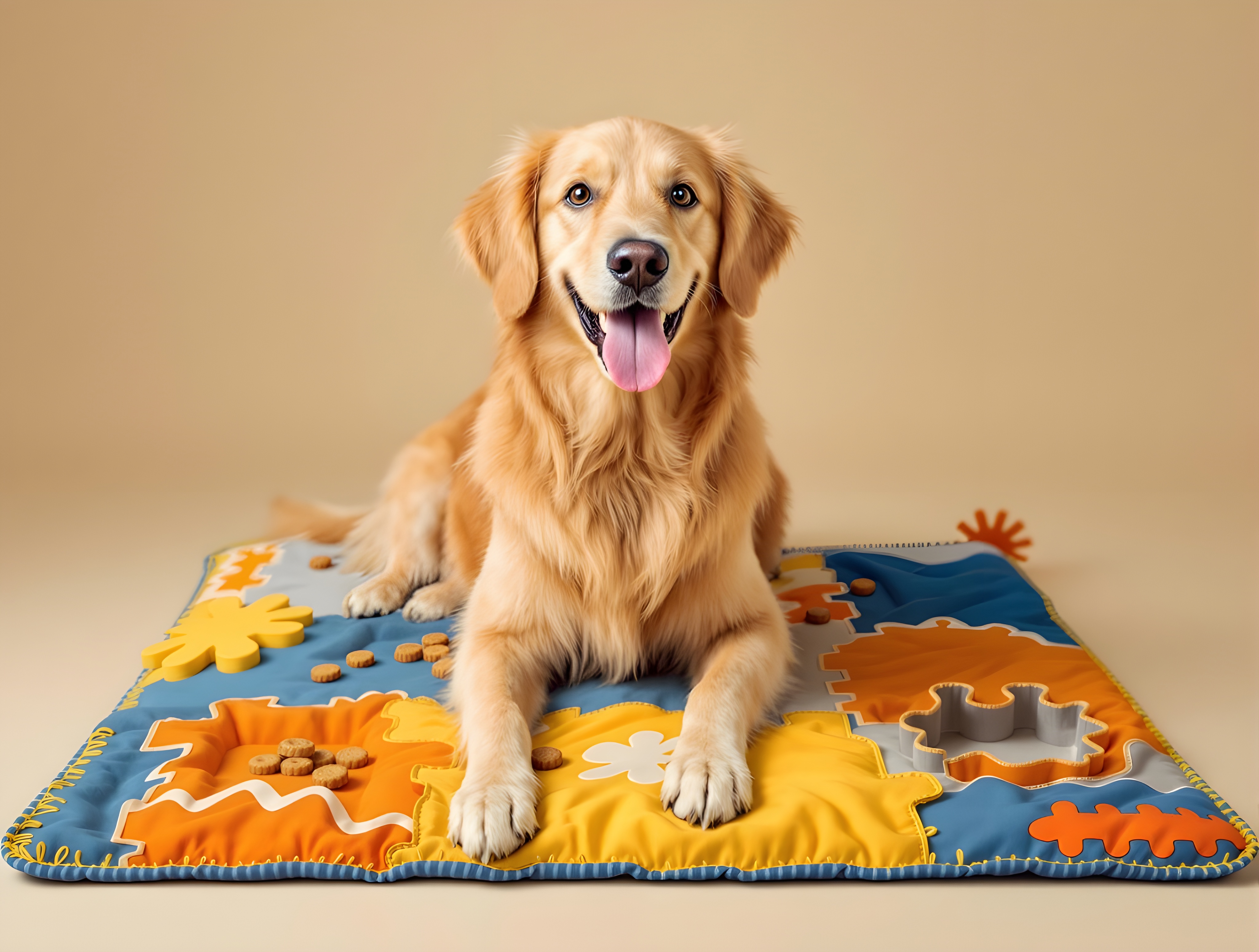 Happy Dog with Snuffle Mat