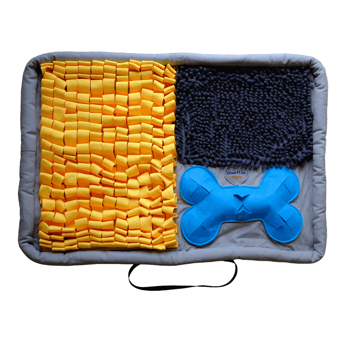 Blue Bone Snuffle Mat — Premium Oxford cotton foraging mat for calmer dogs